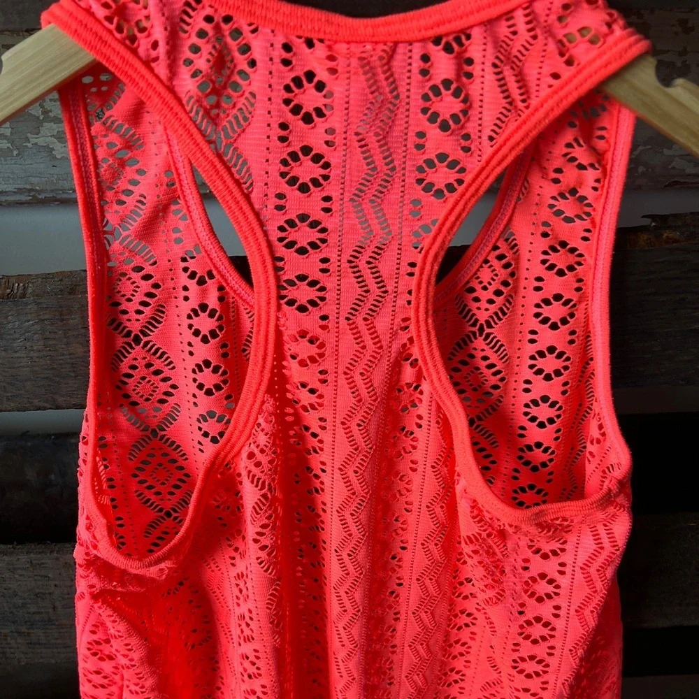 OP Girls Racerback Swimsuit Coverup in Orange XL (14-16)